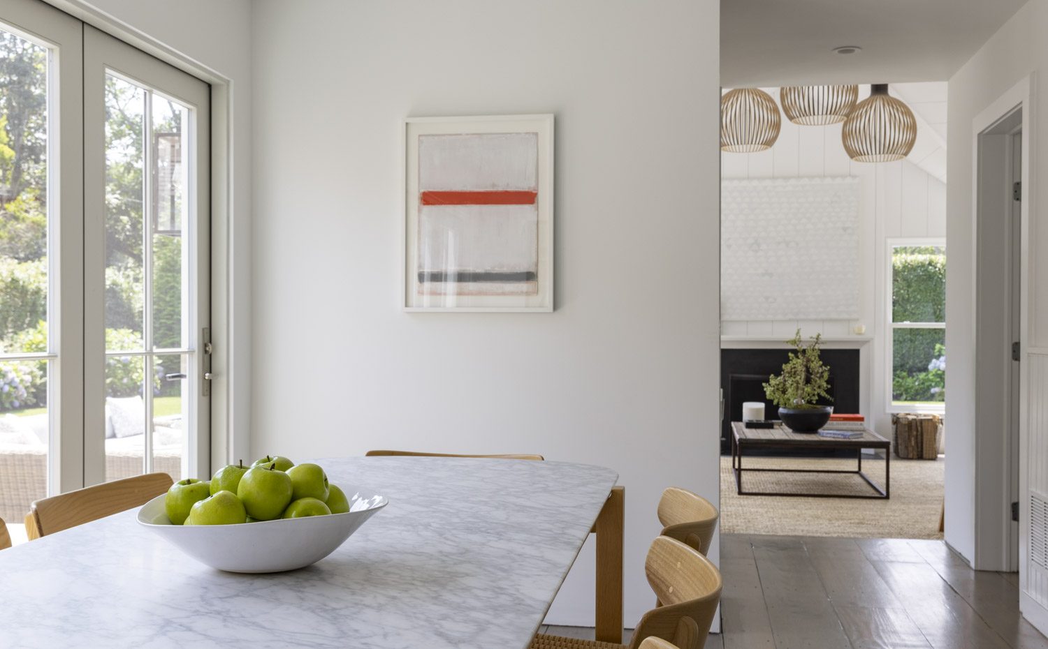 Photo of construction by Ronald Webb Builder.